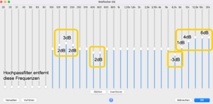 Die Einstellungen sind sehr individuell.